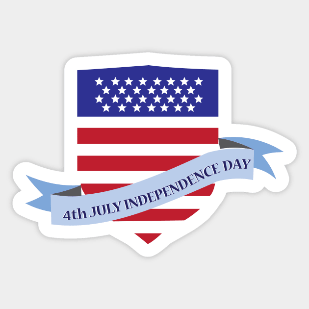 Independence day Sticker by dddesign